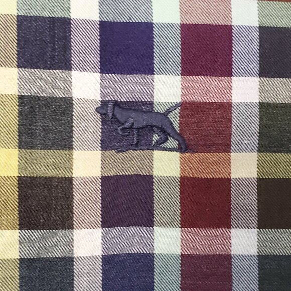 Rodd & Gunn Mens Button Down Shirt Coronation Pier Plaid Multicolor M - Picture 4 of 11
